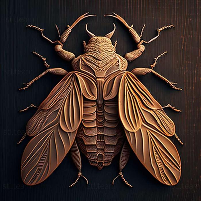 3D модель Aulacophora opacipennis (STL)